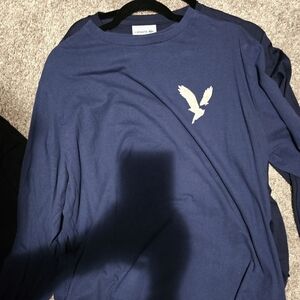 Navy American Eagle long sleeve shirt